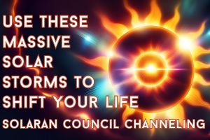 Use These Massive Solar Storms To Shift Your Life – Solaran Council Channeling