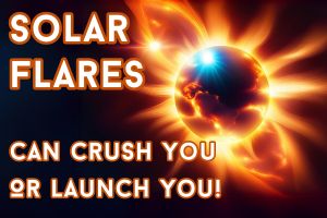 Solar Flares Can Crush You OR Launch You!
